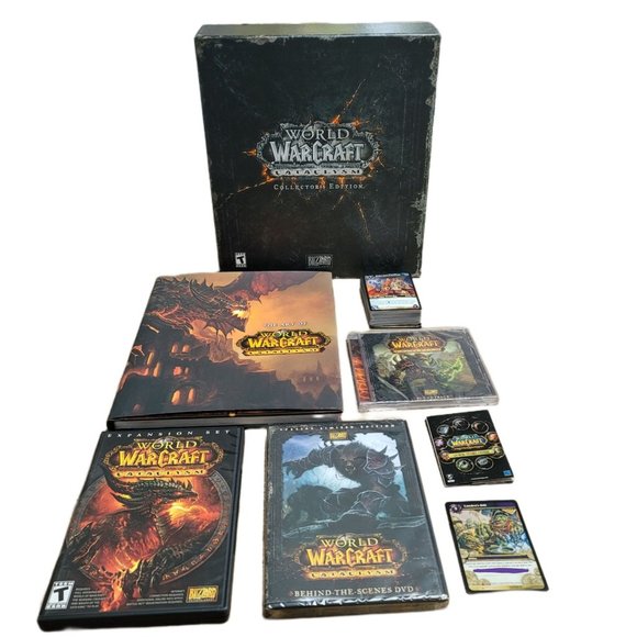 world of warcraft Cataclysm collectors edition mostly sealed scratched loot card - Picture 1 of 16